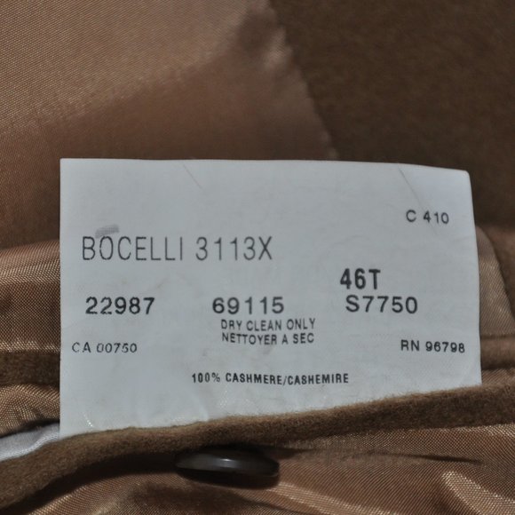 Cambridge Madison100% Cashmere Blazer Sport Jacket Coat 46T Union Made in Canada - Picture 7 of 9